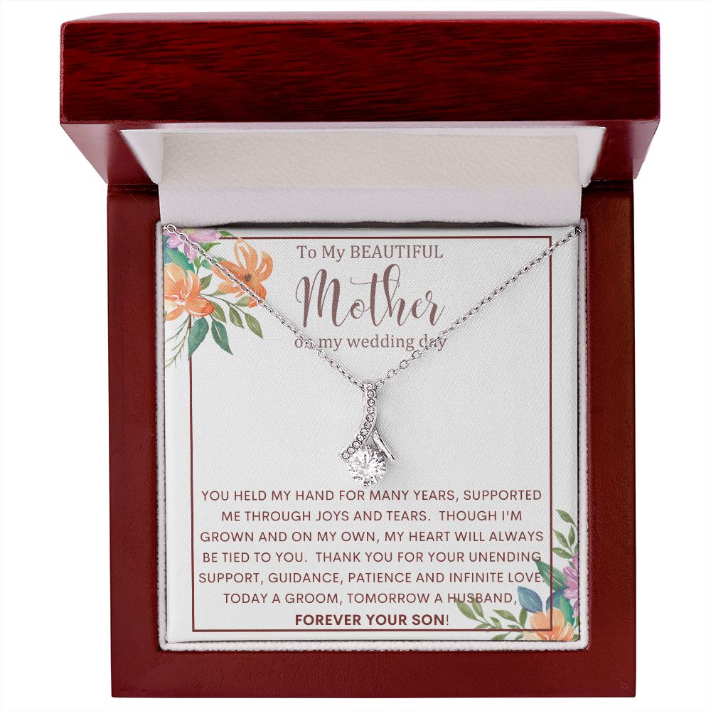 To My Beautiful Mother from Son | Alluring Beauty necklace