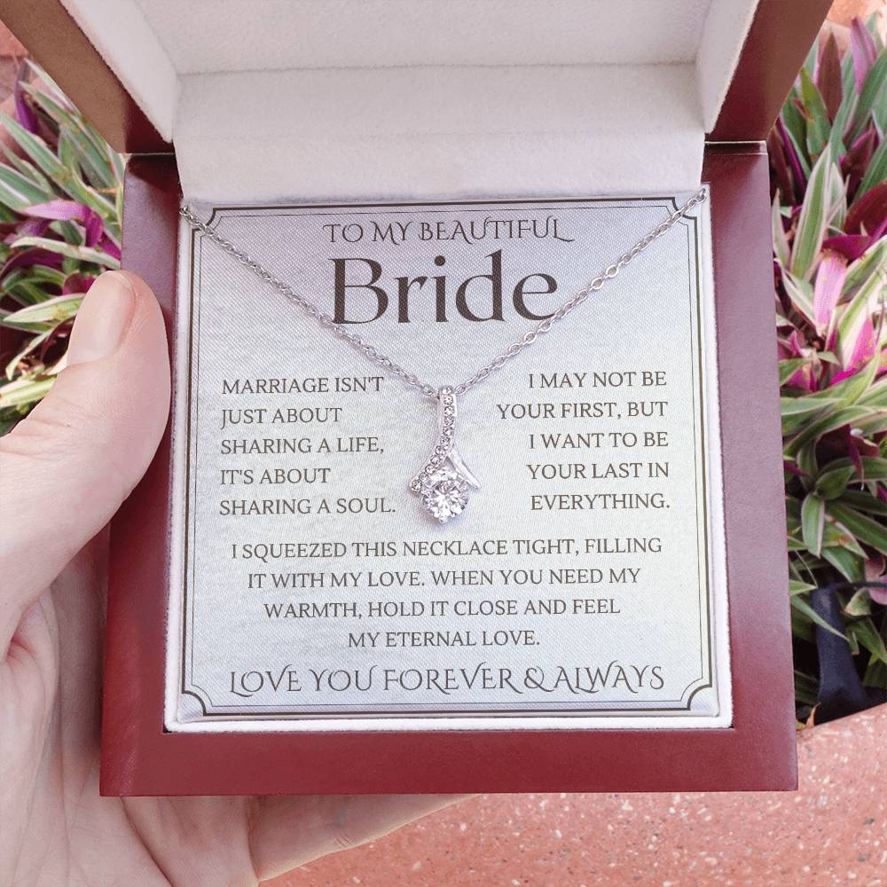 To My Bride, Wedding Day Gift for Bride from Groom, To My Beautiful Bride, Gift from Groom, To Bride Gift Wedding Day