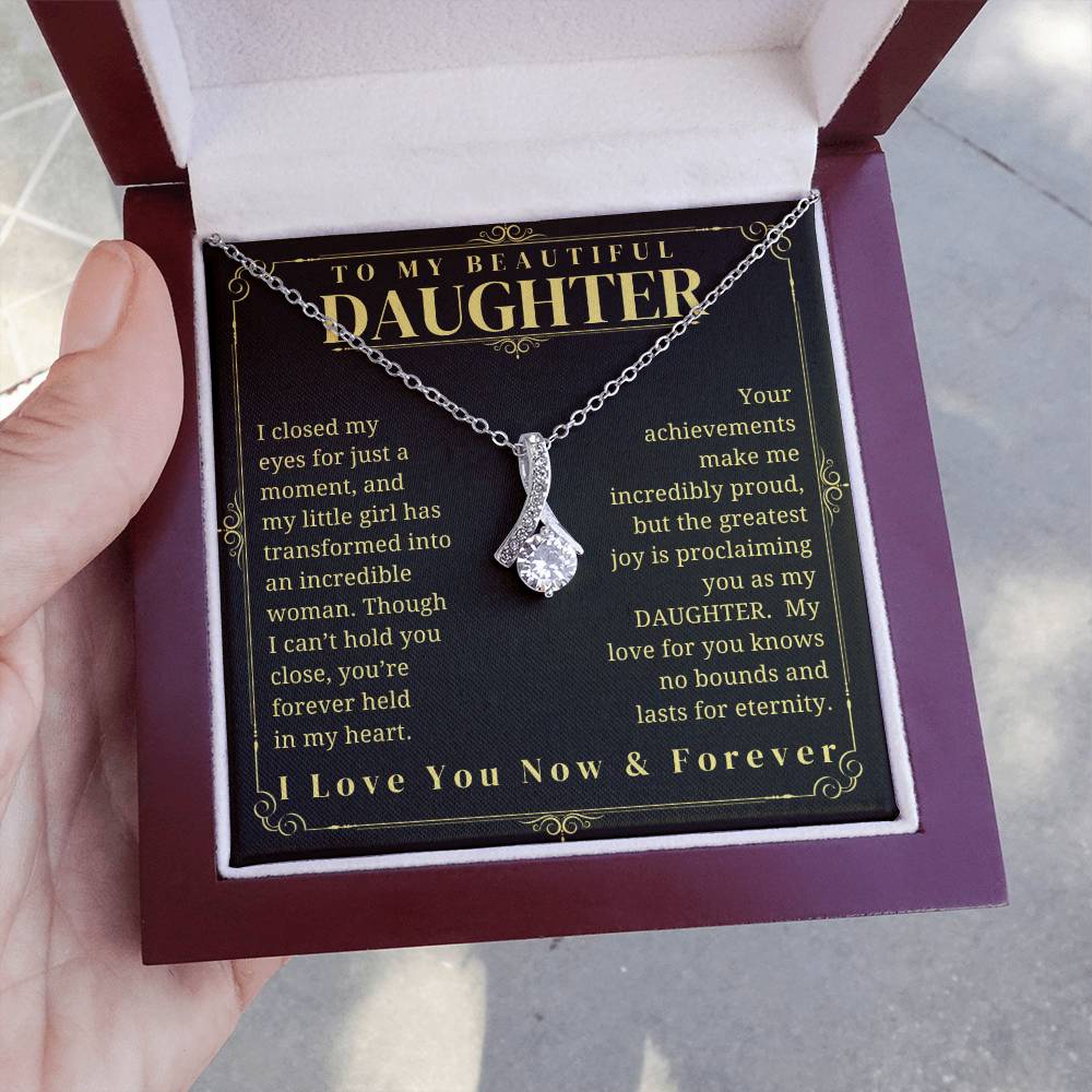 To My Daughter - Daughter Birthday - Graduation Gift - Daughter gift - Mother Daughter Gift - Father Daughter Gift - Daughter Birthday
