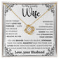 To My Wife - Love Knot Necklace