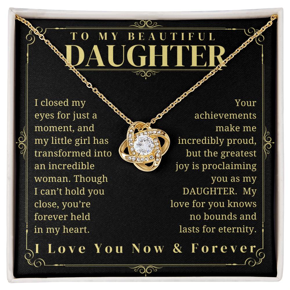 To My Daughter - Daughter Birthday - Graduation Gift - Daughter gift - Mother Daughter Gift - Father Daughter Gift - Daughter Birthday
