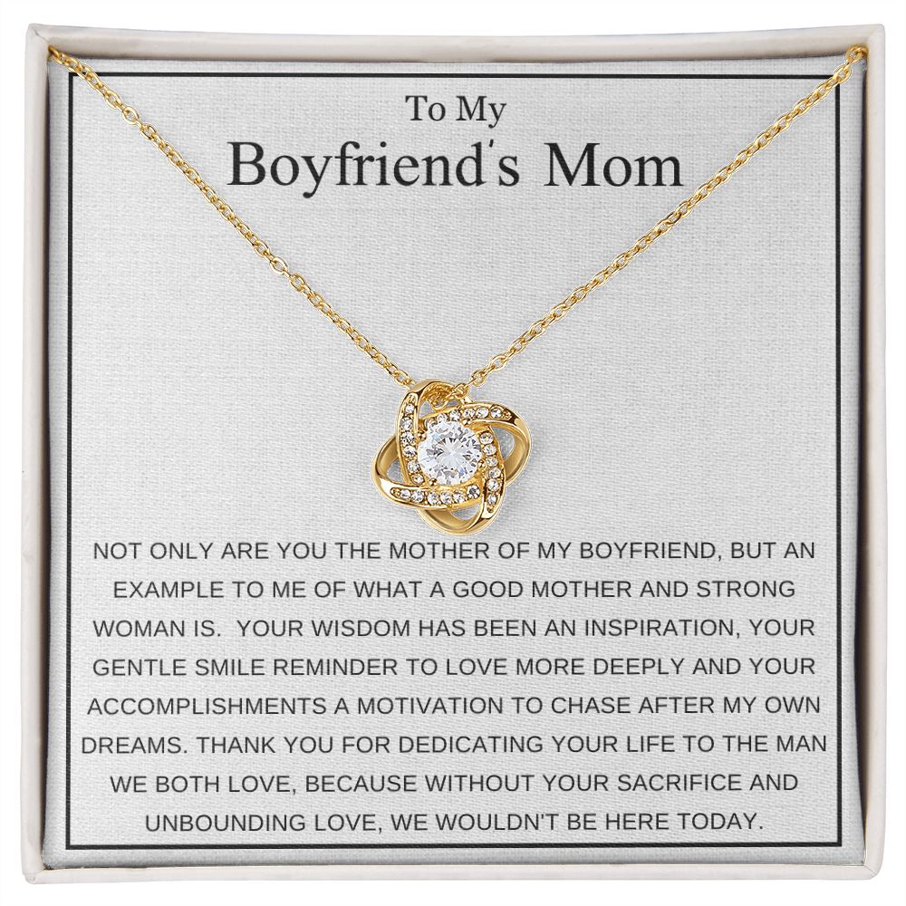 To My Boyfriend's Mom | Love Knot Necklace