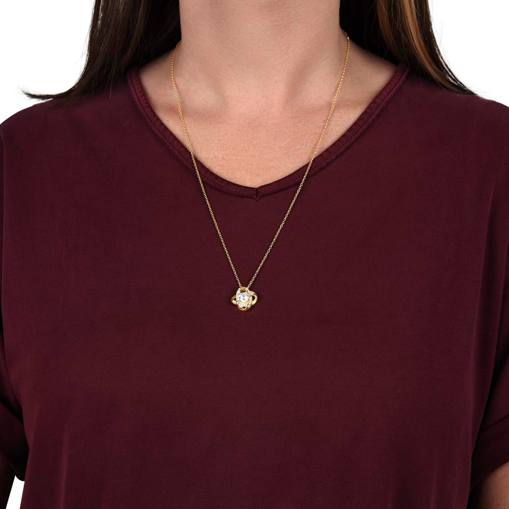 Gift for Wife | Love Knot Necklace | You Are My Queen