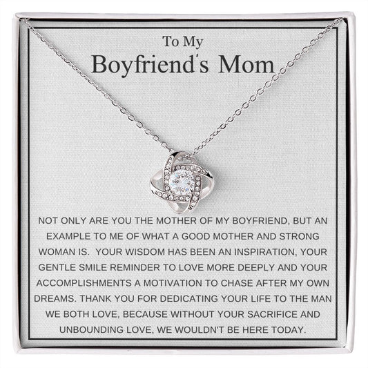 To My Boyfriend's Mom | Love Knot Necklace