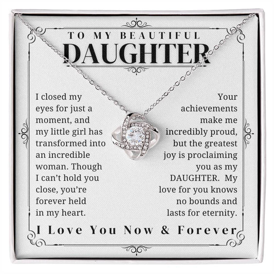 To My Daughter - Daughter Birthday - Graduation Gift - Daughter gift - Mother Daughter Gift - Father Daughter Gift - Daughter Birthday