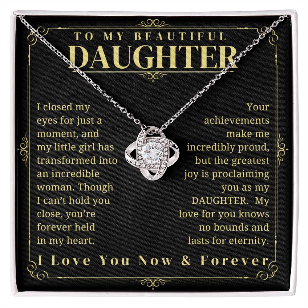 To My Daughter - Daughter Birthday - Graduation Gift - Daughter gift - Mother Daughter Gift - Father Daughter Gift - Daughter Birthday