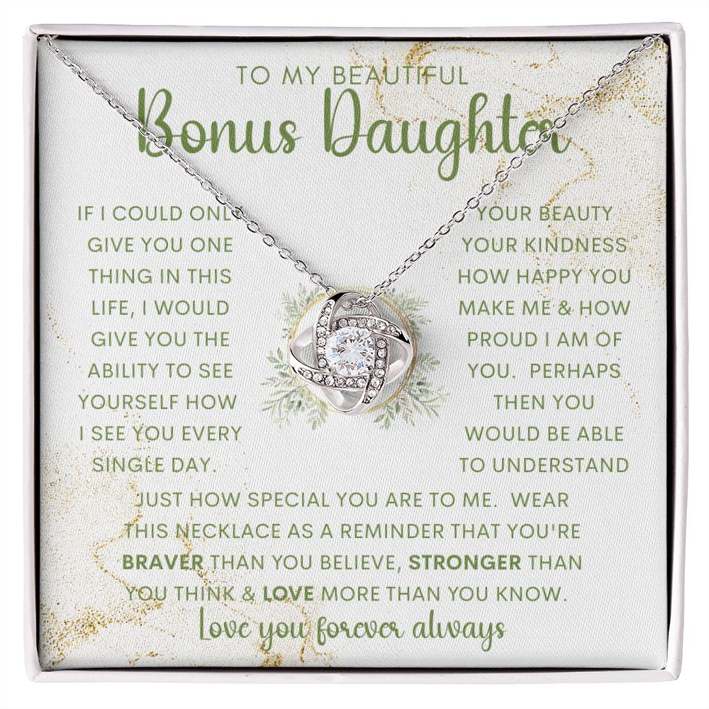 To My Beautiful Bonus Daughter |