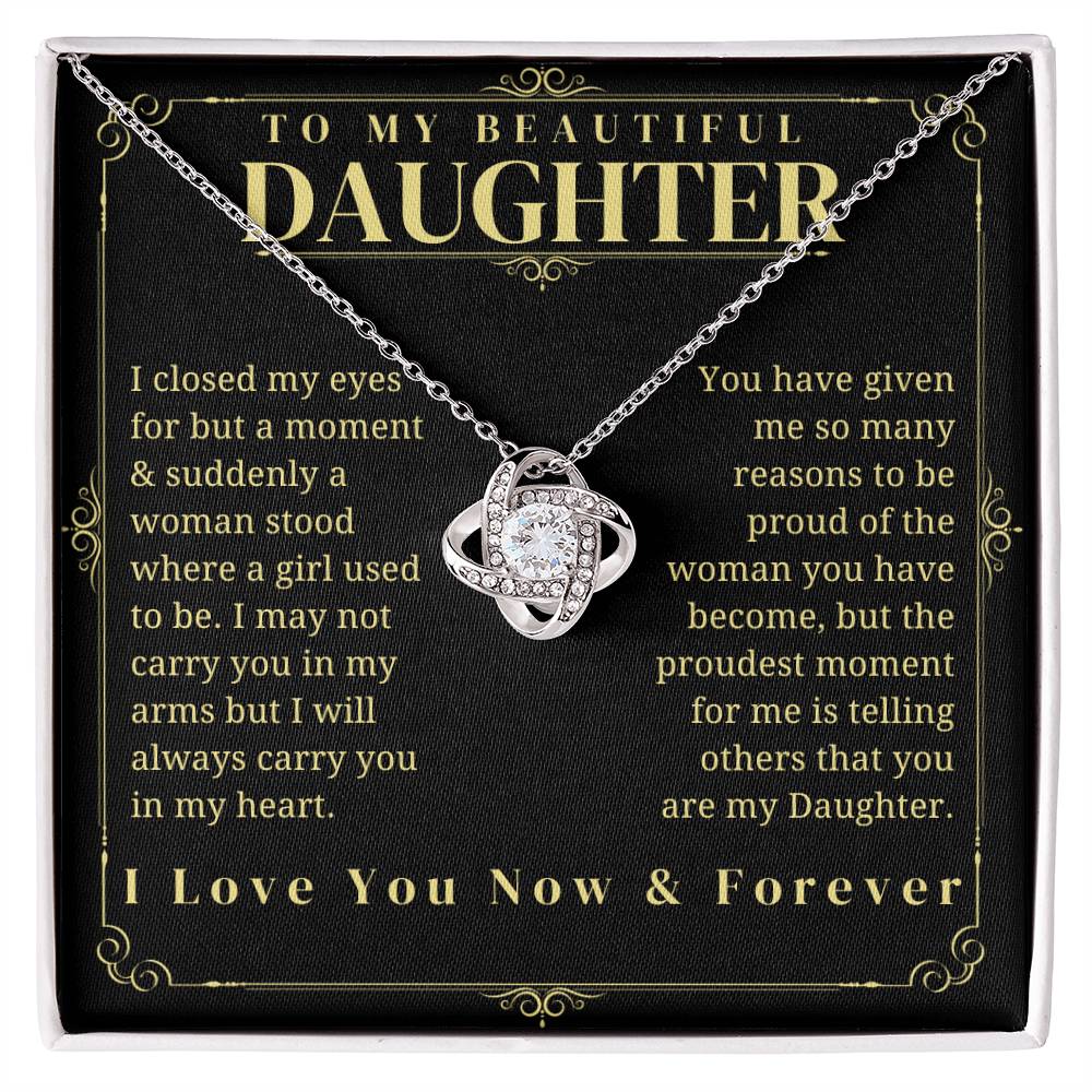 To My Daughter - Daughter Birthday - Graduation Gift - Daughter gift - Mother Daughter Gift - Father Daughter Gift - Christmas Gift