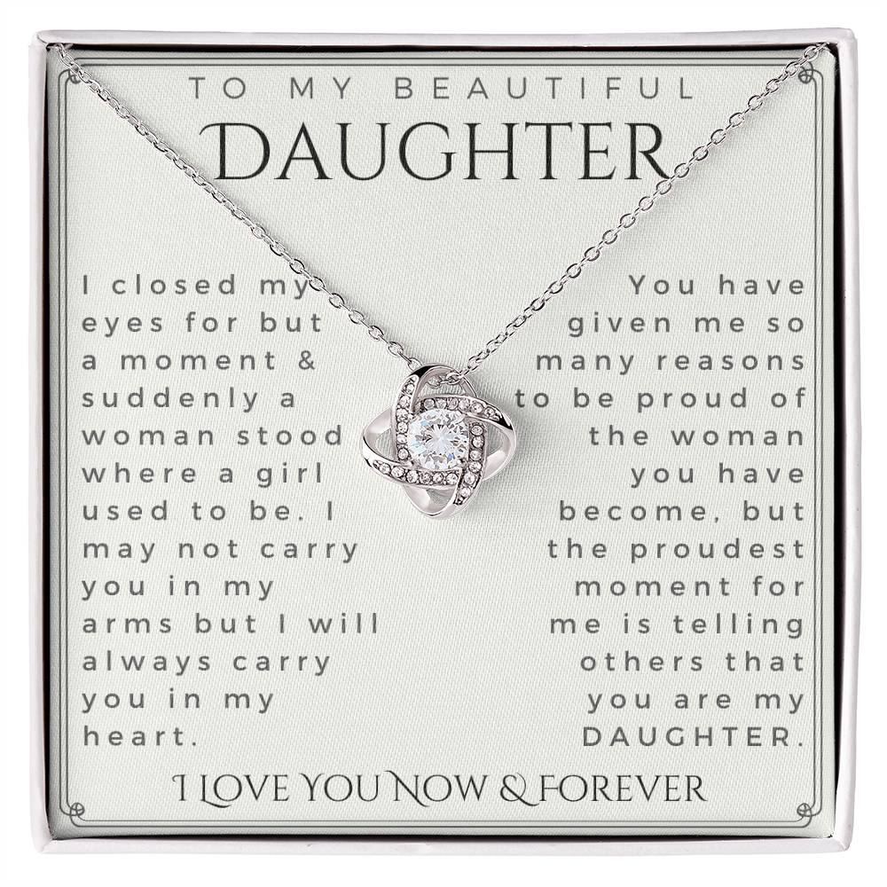 To My Daughter, Daughter Gift, Daughter Necklace, Daughter Birthday, Daughter Christmas Gift, Daughter Gift Ideas