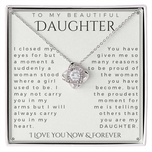 To My Daughter, Daughter Gift, Daughter Necklace, Daughter Birthday, Daughter Christmas Gift, Daughter Gift Ideas