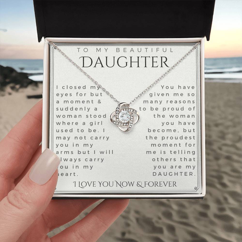 To My Daughter, Daughter Gift, Daughter Necklace, Daughter Birthday, Daughter Christmas Gift, Daughter Gift Ideas