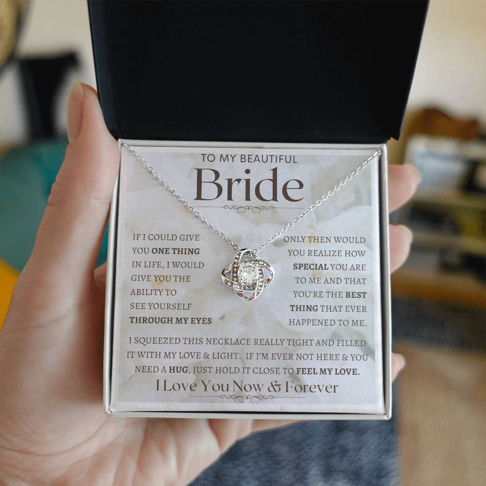 To My Bride Necklace, Anniversary Gift, Wife Gift Ideas, Gift From Husband, Wife Birthday Gift, Romantic Gift Wife, Anniversary Wife
