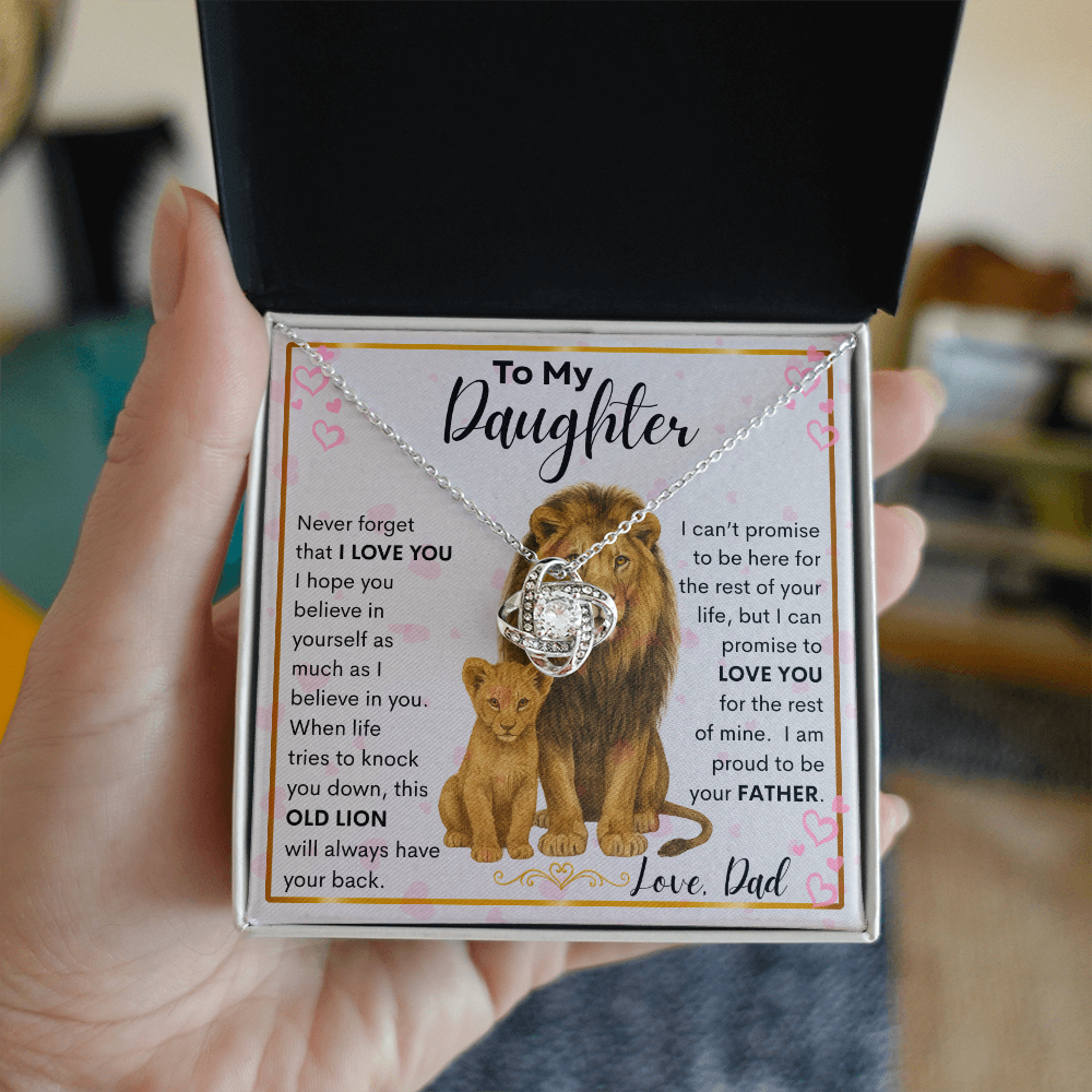 Gift for Daughter "Proud Father" Necklace