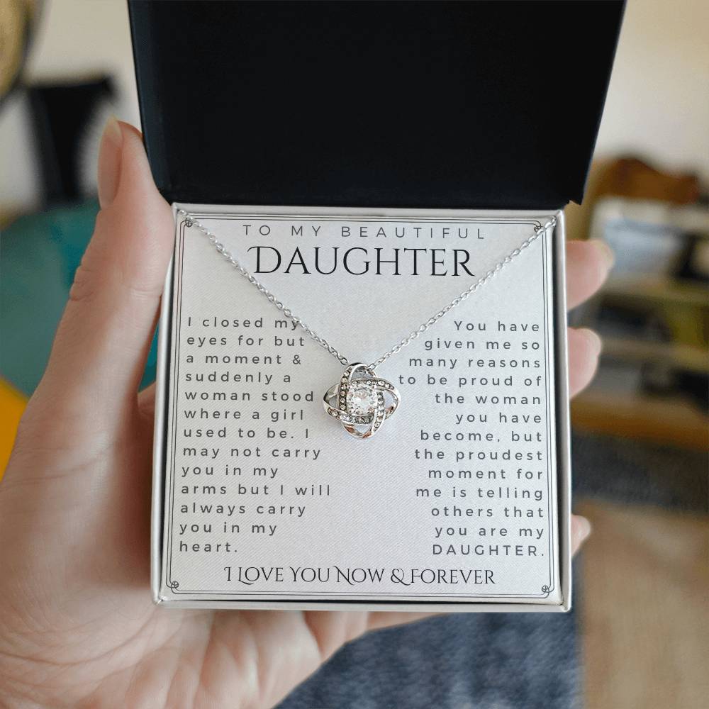 To My Daughter, Daughter Gift, Daughter Necklace, Daughter Birthday, Daughter Christmas Gift, Daughter Gift Ideas
