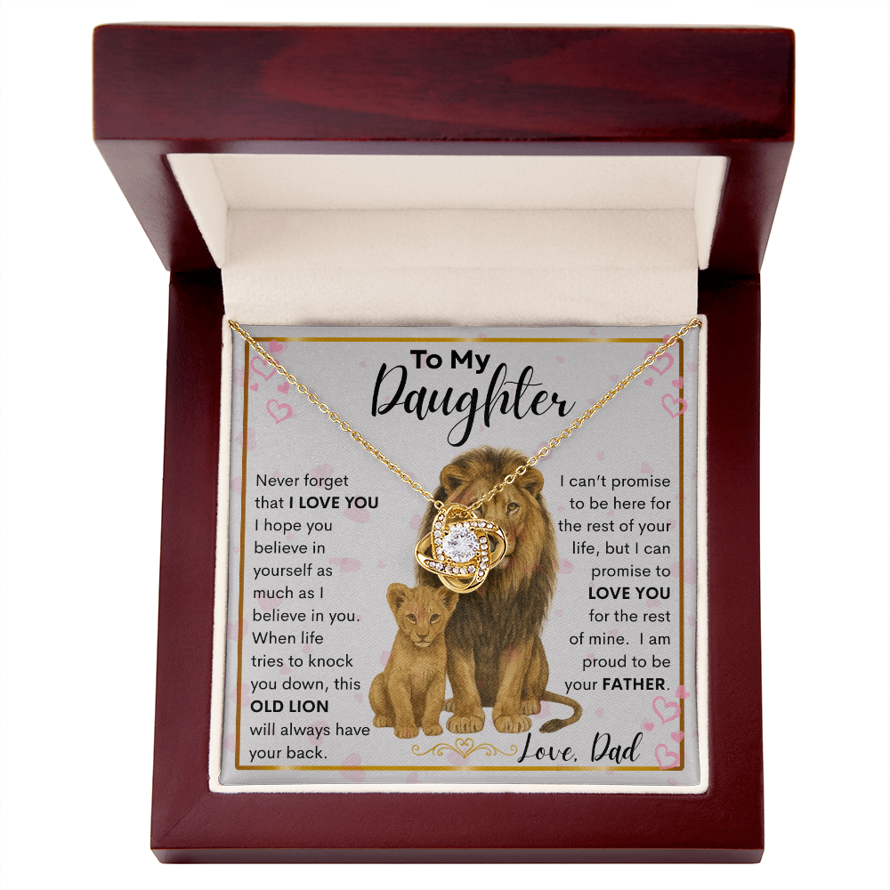 Gift for Daughter "Proud Father" Necklace