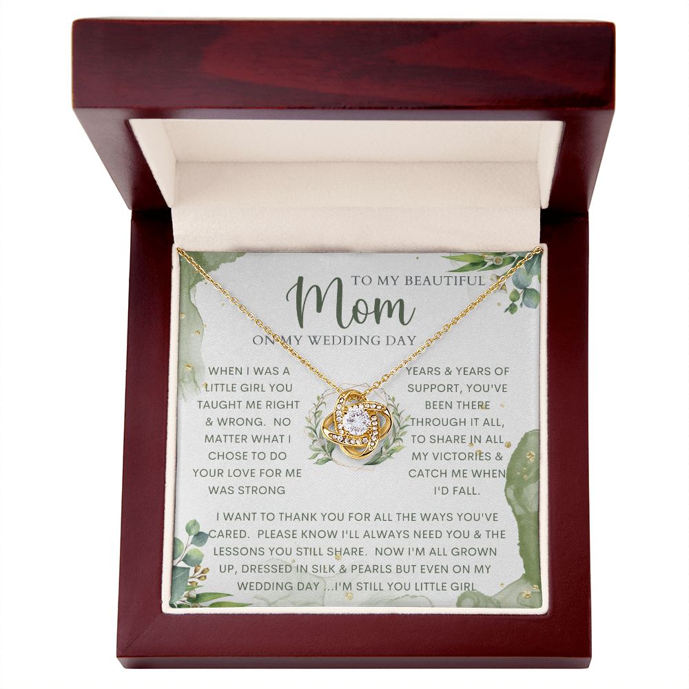 To My Mom on my Wedding Day |