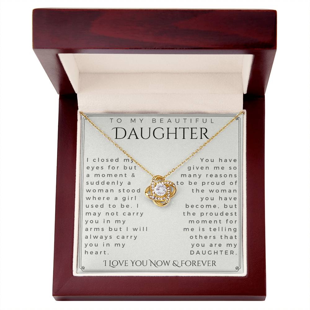 To My Daughter, Daughter Gift, Daughter Necklace, Daughter Birthday, Daughter Christmas Gift, Daughter Gift Ideas