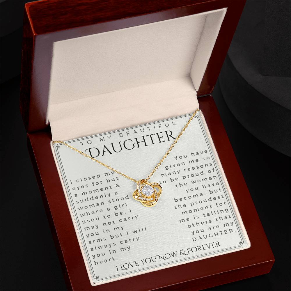 To My Daughter, Daughter Gift, Daughter Necklace, Daughter Birthday, Daughter Christmas Gift, Daughter Gift Ideas