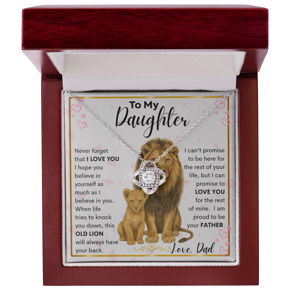 Gift for Daughter "Proud Father" Necklace