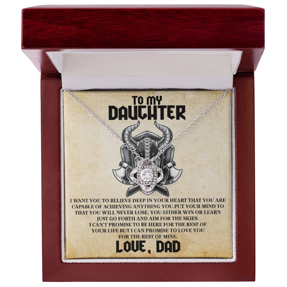 To My Daughter | Love Knot Necklace