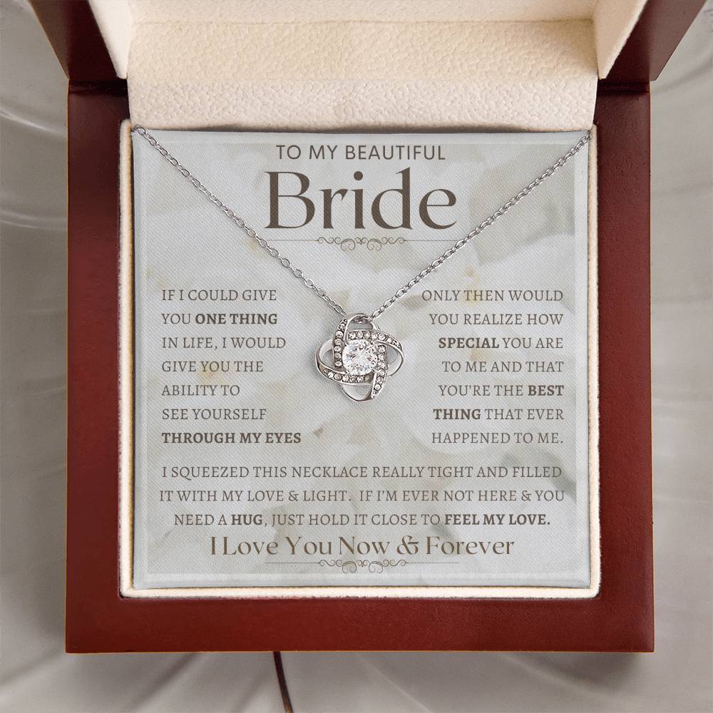 To My Bride Necklace, Anniversary Gift, Wife Gift Ideas, Gift From Husband, Wife Birthday Gift, Romantic Gift Wife, Anniversary Wife