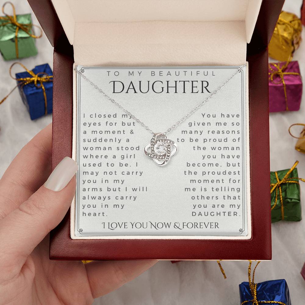 To My Daughter, Daughter Gift, Daughter Necklace, Daughter Birthday, Daughter Christmas Gift, Daughter Gift Ideas