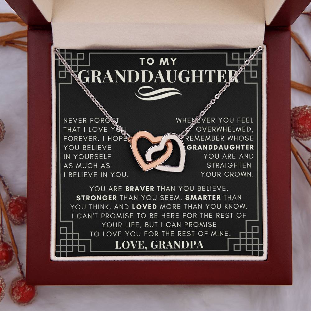 Gift from Grandpa, Birthday Gift, Personalized Gift, Granddaughter Christmas, To My Granddaughter, Granddaughter Gifts