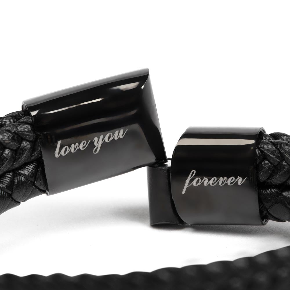To Our Son Men's "Love You Forever" Bracelet