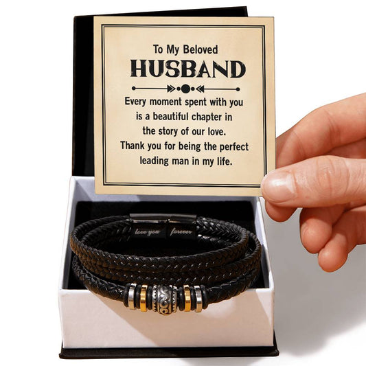 To My Husband | Love you Forever Bracelet | Birthday Gift | Men's Jewelry | Father's Day Gift |Bracelet For Dad |Gift For Dad |Gift For Him