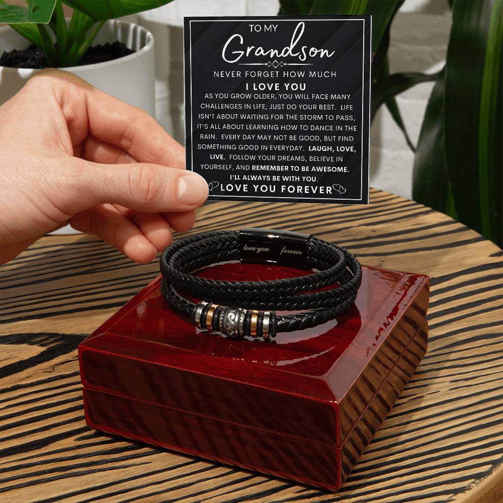 To My Grandson | Grandson Necklace, Gift For Grandson, Gifts From Grandma, Grandson Birthday, Personalized Gift, Gift from Grandpa