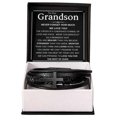 To My Grandson, Grandson Necklace, Gift For Grandson, Gifts From Grandma, Grandson Birthday, Personalized Gift,