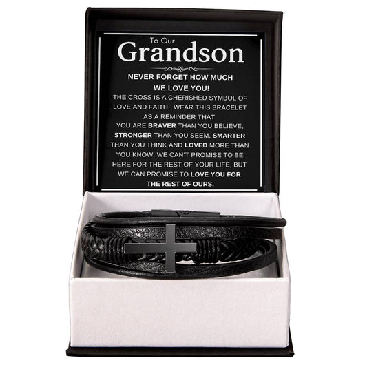 To My Grandson, Grandson Necklace, Gift For Grandson, Gifts From Grandma, Grandson Birthday, Personalized Gift,