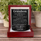 To My Grandson, Grandson Necklace, Gift For Grandson, Gifts From Grandma, Grandson Birthday, Personalized Gift,