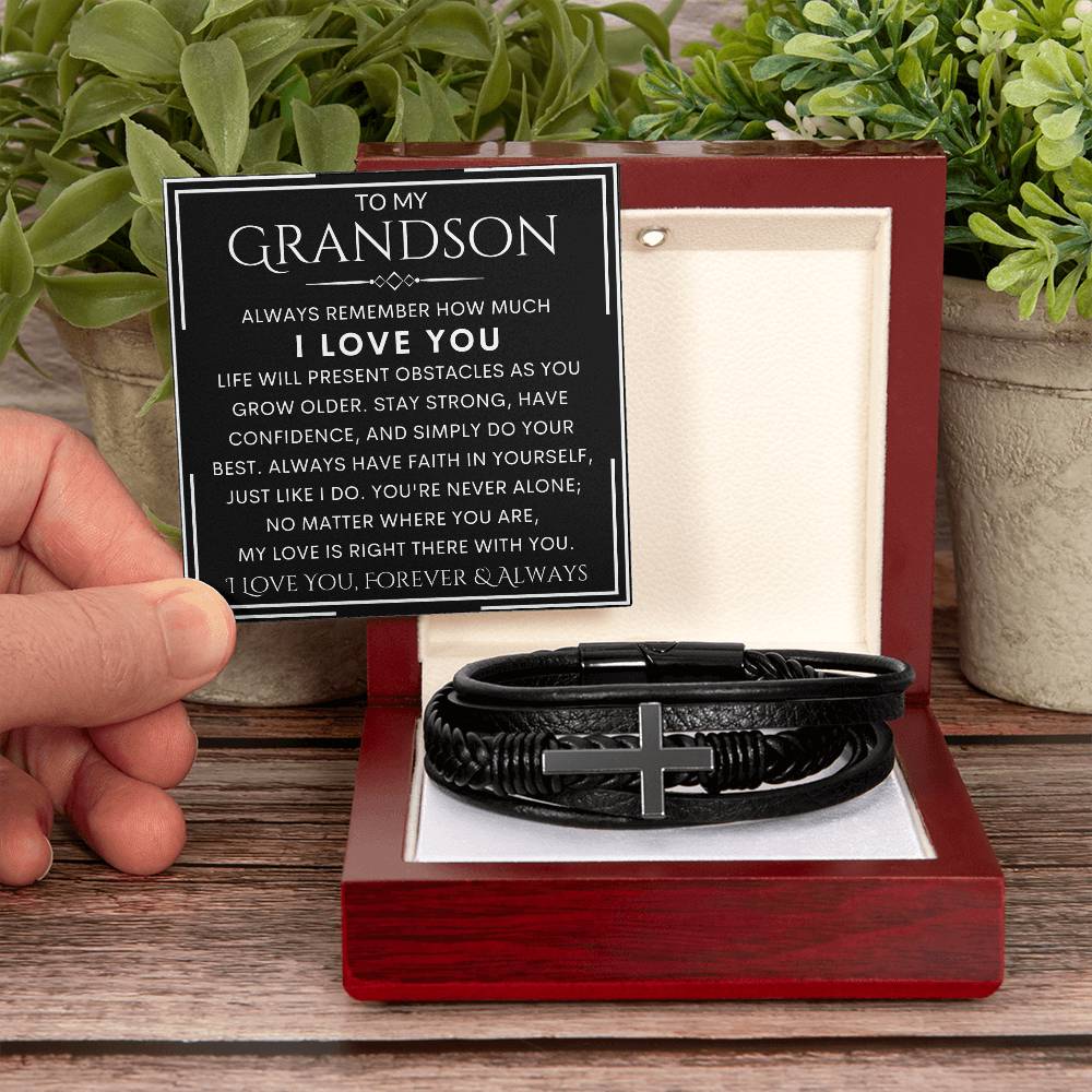 To My Grandson, Grandson Necklace, Gift For Grandson, Gifts From Grandma, Grandson Birthday, Grandson Gift Ideas