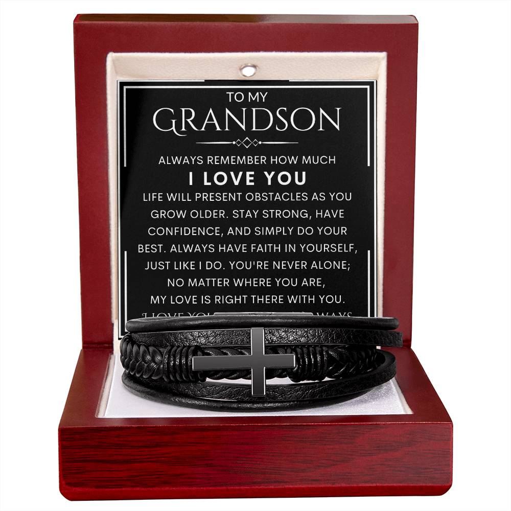 To My Grandson, Grandson Necklace, Gift For Grandson, Gifts From Grandma, Grandson Birthday, Grandson Gift Ideas