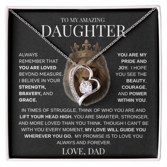 To My Daughter | Forever Love Necklace