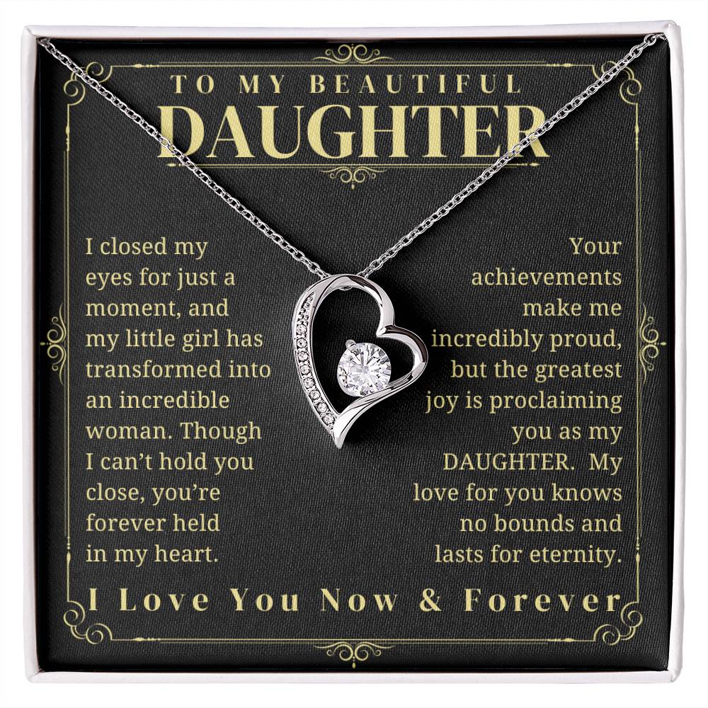 To My Daughter - Daughter Birthday - Graduation Gift - Daughter gift - Mother Daughter Gift - Father Daughter Gift - Daughter Birthday