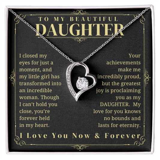 To My Daughter - Daughter Birthday - Graduation Gift - Daughter gift - Mother Daughter Gift - Father Daughter Gift - Daughter Birthday