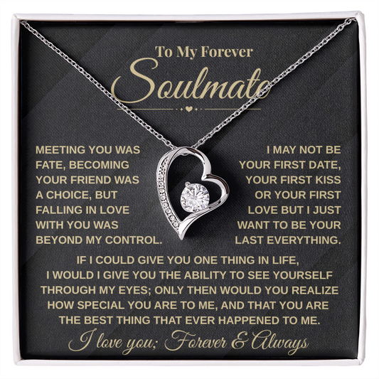 To My Forever Soulmate | Forever Love Necklace