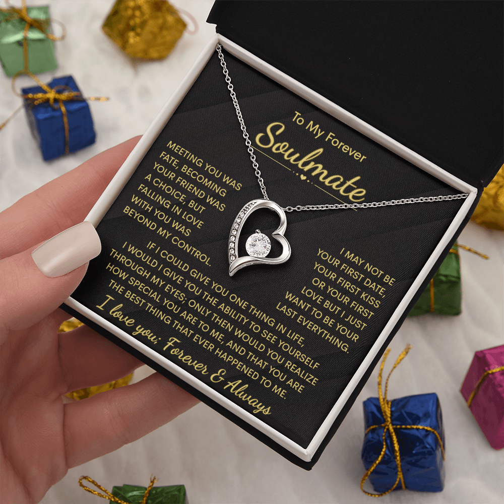 To My Soulmate Necklace | Meeting You | Forever Love Necklace