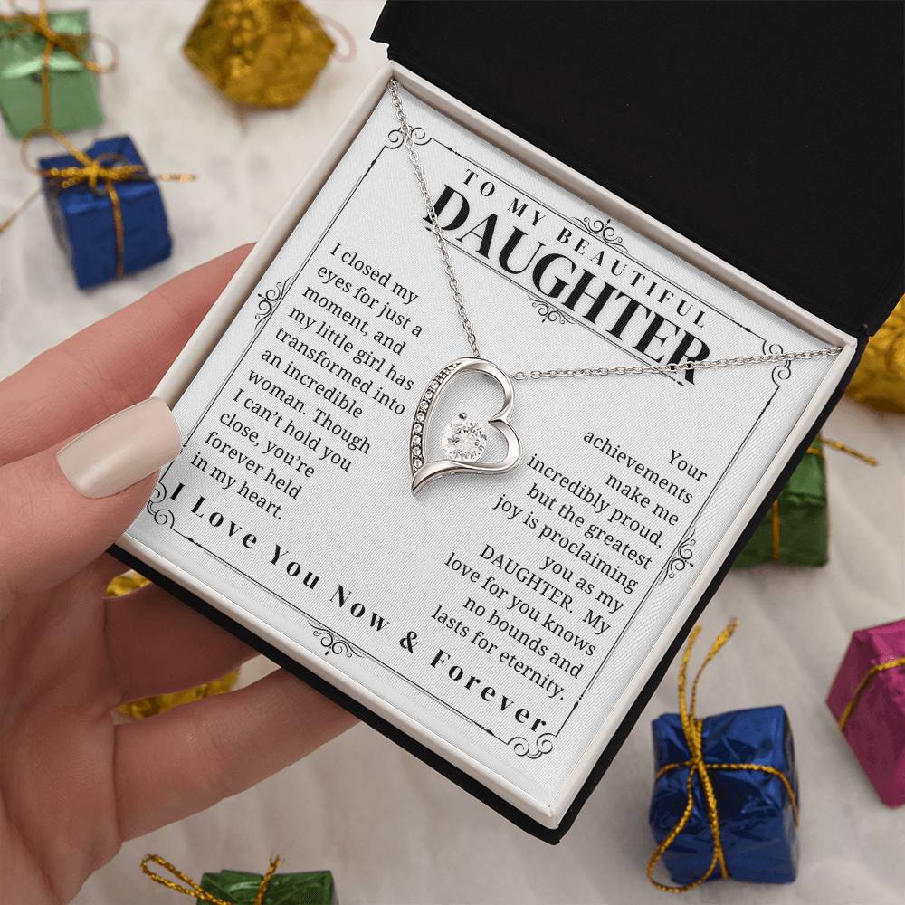 To My Daughter - Daughter Birthday - Graduation Gift - Daughter gift - Mother Daughter Gift - Father Daughter Gift - Daughter Birthday
