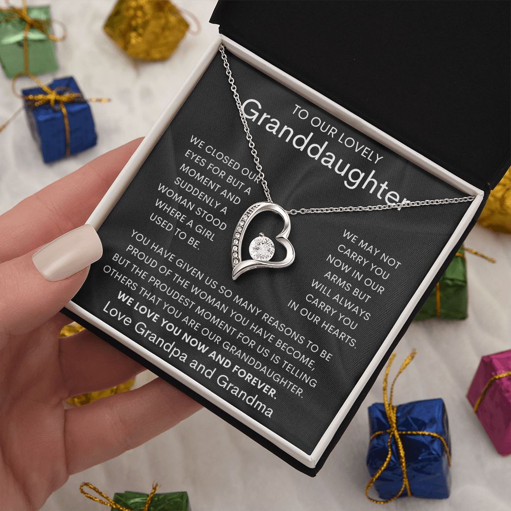 To Our Lovely Granddaughter | Forever Love Necklace