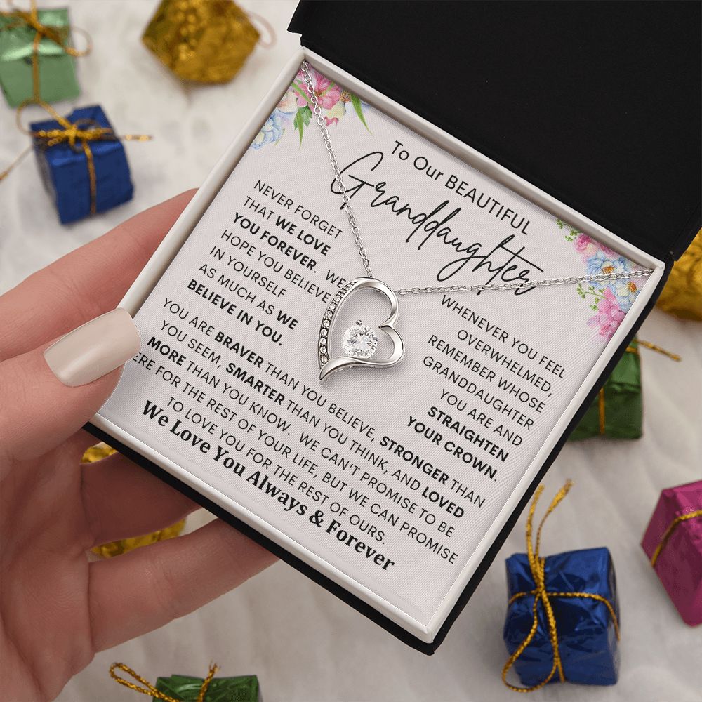 To My Granddaughter | Forever Love Necklace