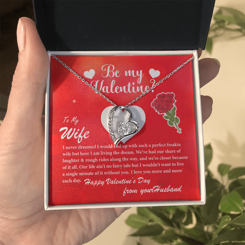 Be My Valentine | Gift for Wife | Forever Love Necklace