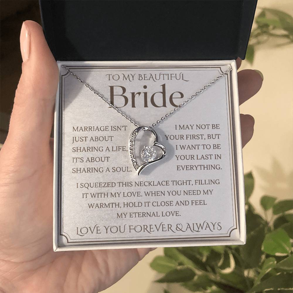 To My Bride, Wedding Day Gift for Bride from Groom, To My Beautiful Bride, Gift from Groom, To Bride Gift Wedding Day