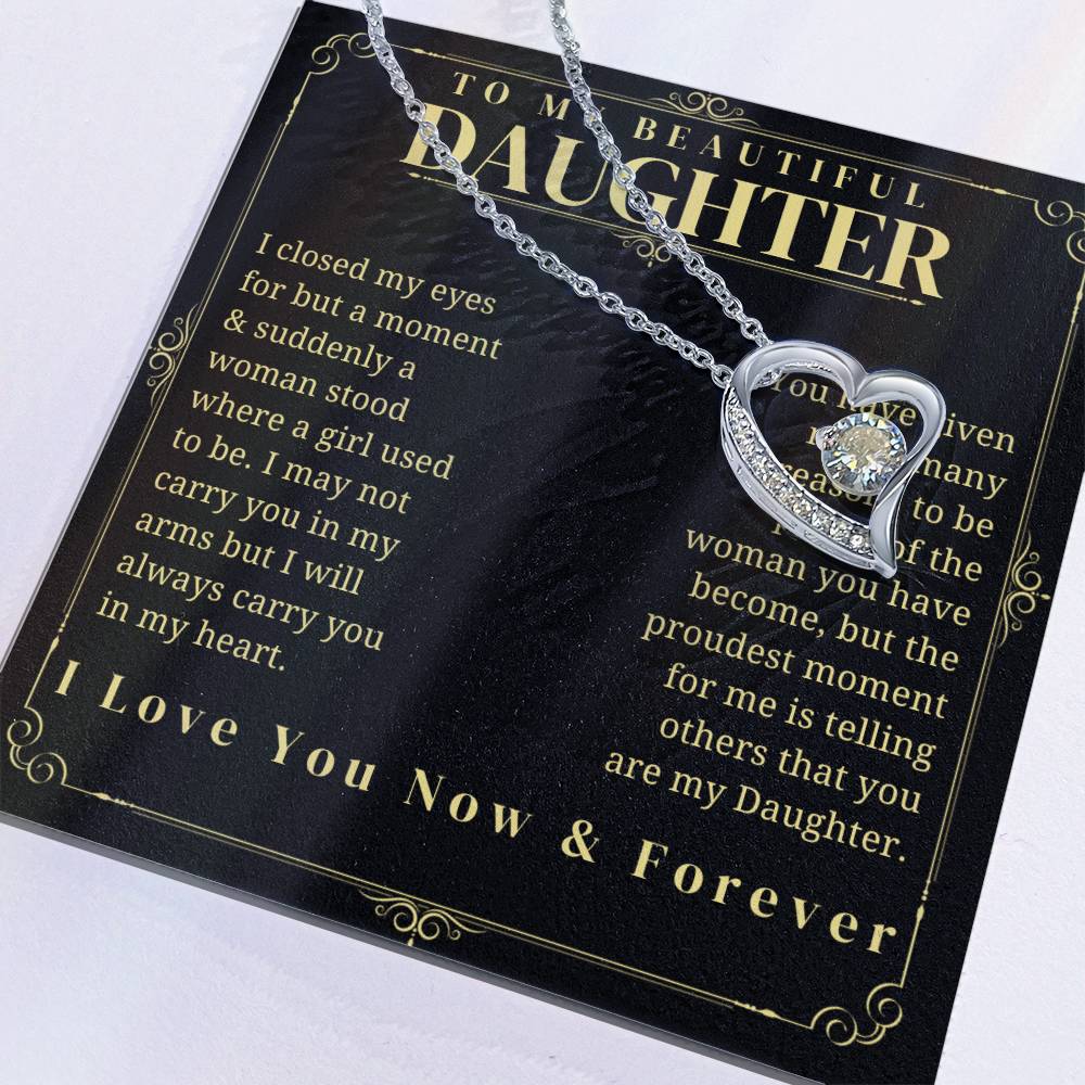To My Daughter - Daughter Birthday - Graduation Gift - Daughter gift - Mother Daughter Gift - Father Daughter Gift - Christmas Gift