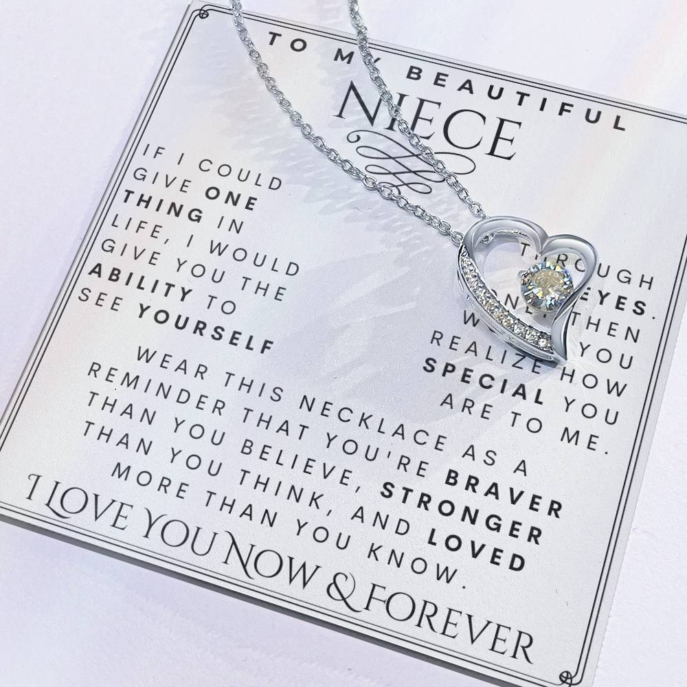 To My Niece, Niece Necklace,  Niece Birthday,  Niece Christmas Gift,  Niece Gift Ideas, Aunt & Uncle  Niece Gift