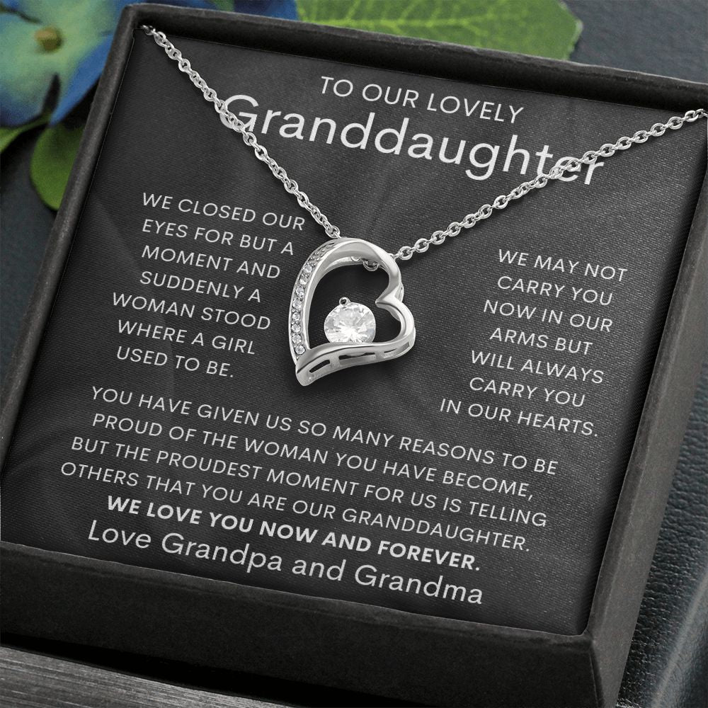 To Our Lovely Granddaughter | Forever Love Necklace