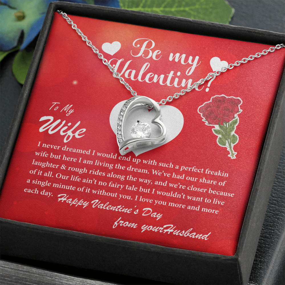 Be My Valentine | Gift for Wife | Forever Love Necklace