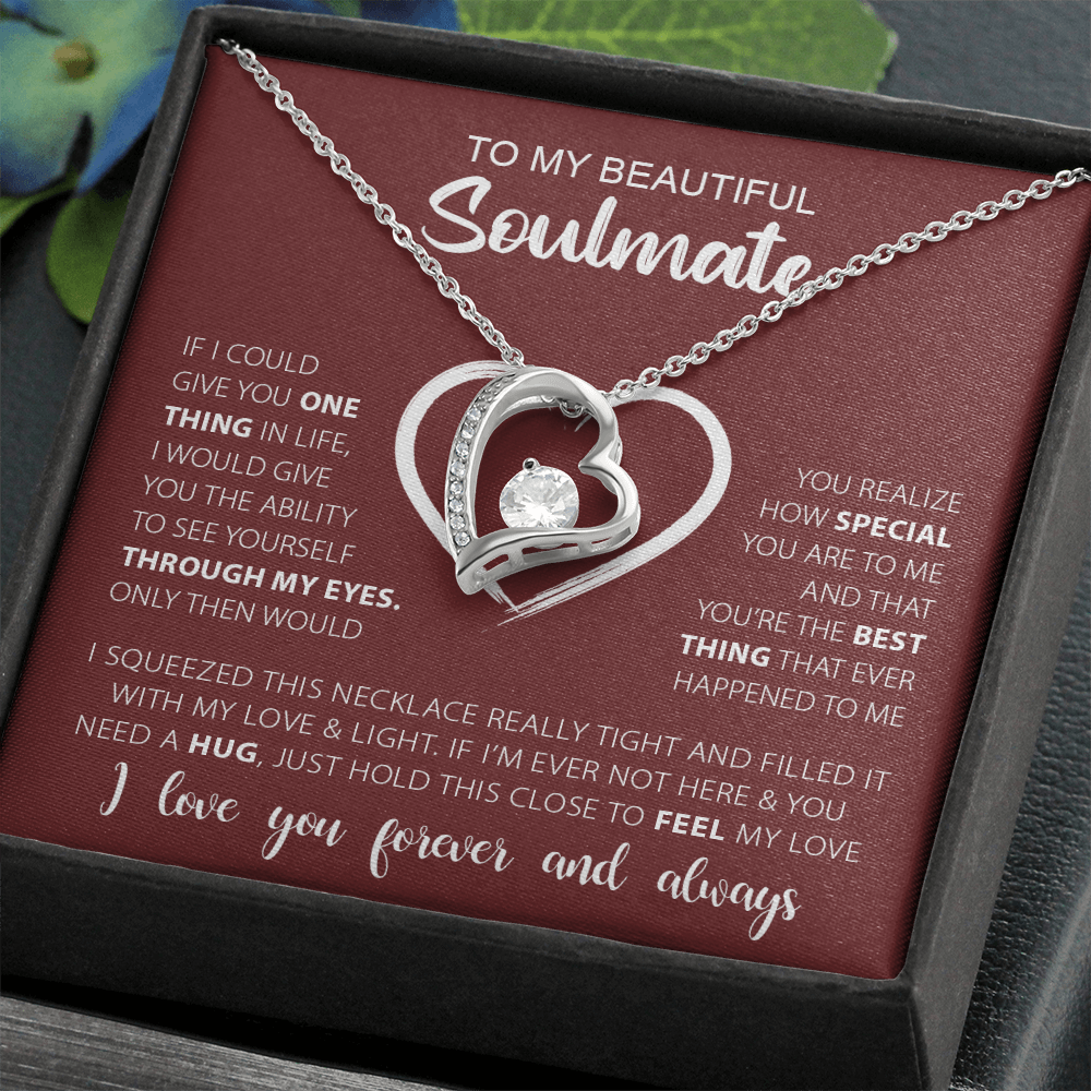 Gift for Soulmate "Best Thing Ever" Forever Love Necklace